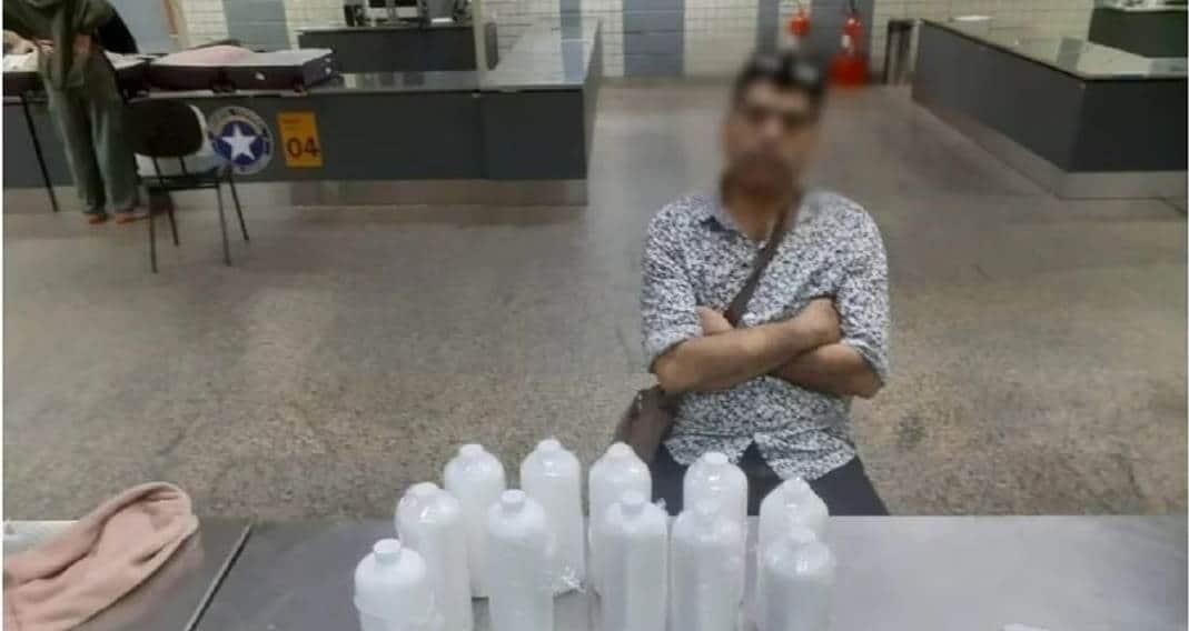 Alerta en Brasil tras captura de mexicano con metanfetamina liquida