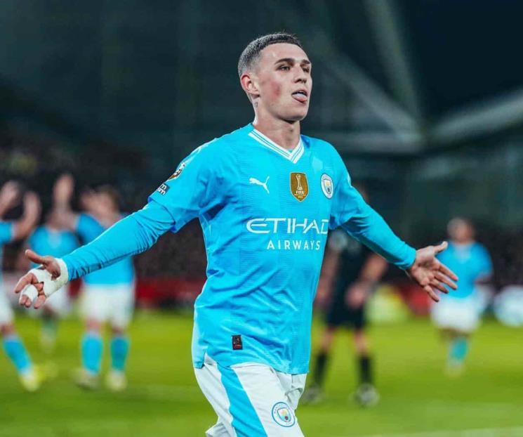 Con hat-trick de Phil Foden, Manchester City vence al Brentford
