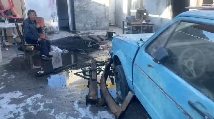 Sobrevive a siniestro en su casa