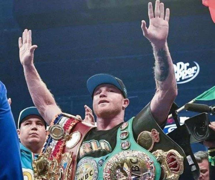 Canelo tiene secuestrados los cinturones de 168: Papá de Benavidez