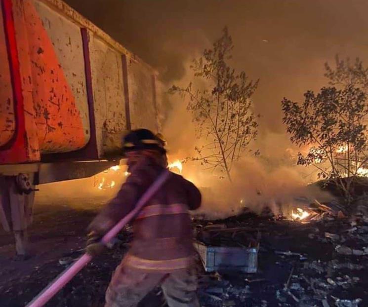 Alarma un incendio en Pesquería