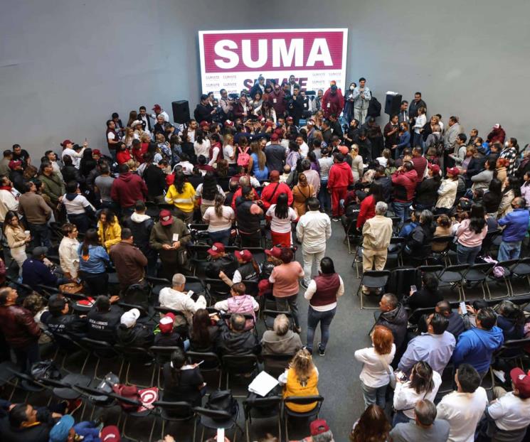 SUMA reitera respaldo a Claudia Sheinbaum