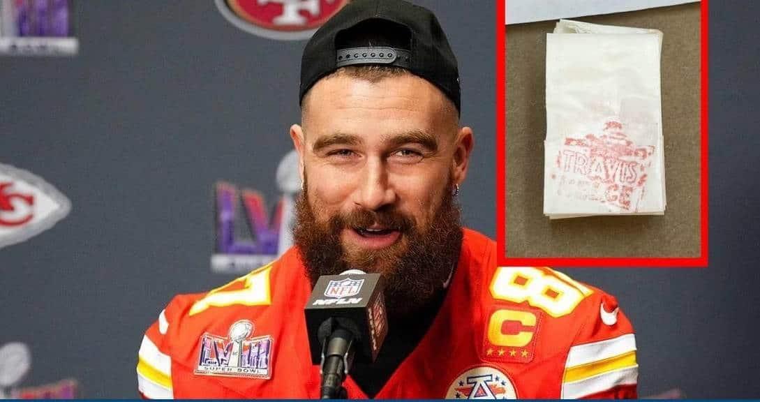 Confiscan envolturas de fentanilo con imagen de Travis Kelce