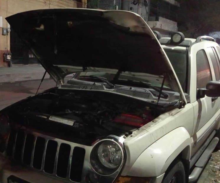 Alarma incendio de vehículo