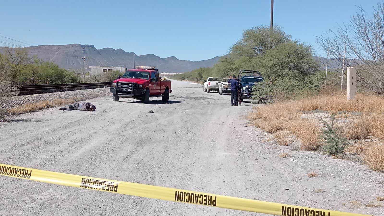 Un hombre de la tercera edad fue encontrado sin vida a un costado de la vía donde presuntamente lo atropelló el tren, en la Colonia Paseo de las Alamedas, municipio de García.