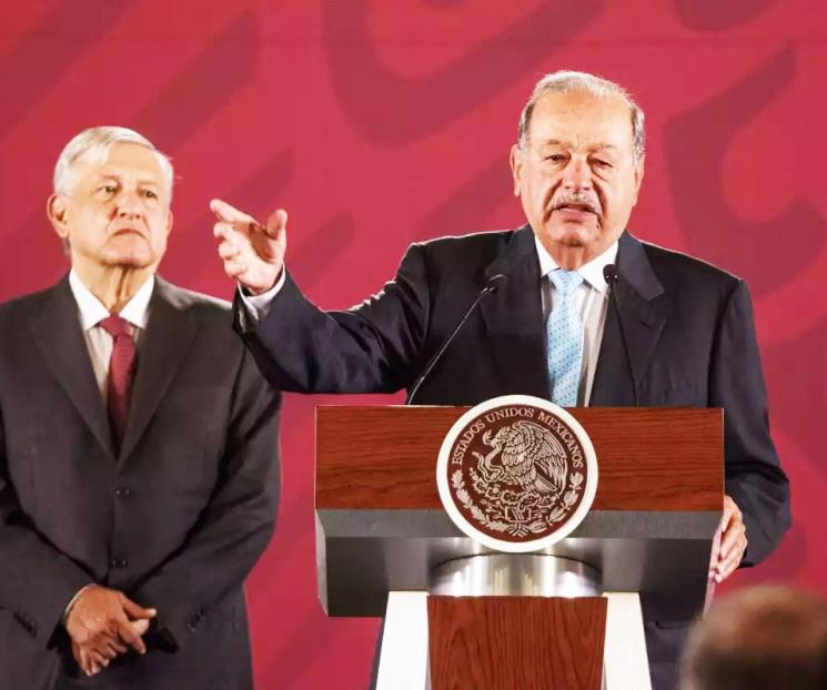 AMLO no está de acuerdo con Slim
