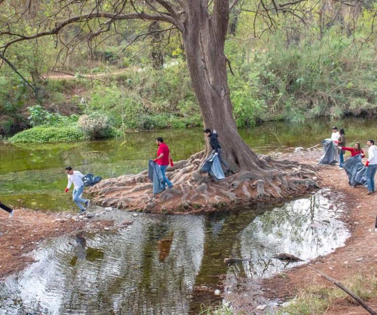 Realiza PRI jornada de limpieza en Río La Silla
