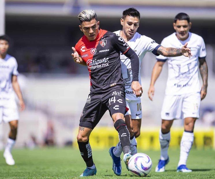 Atlas y Pumas igualan 0-0