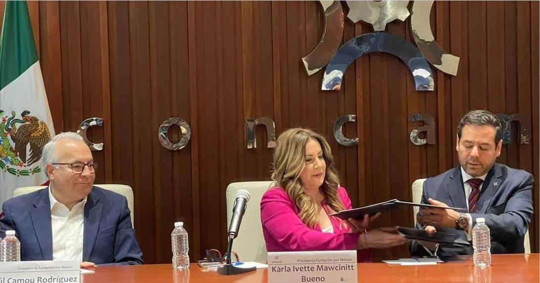 Fundación Por México y Concamin firman convenio