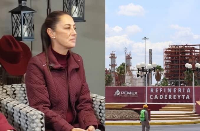 Descarta Sheinbaum reubicación de la Refinería de Cadereyta