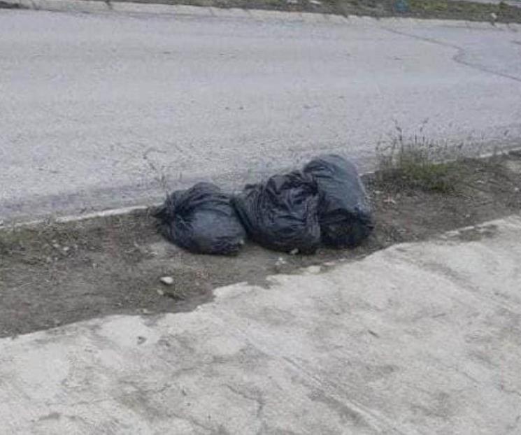 Hallan cadáver mutilado en bolsas