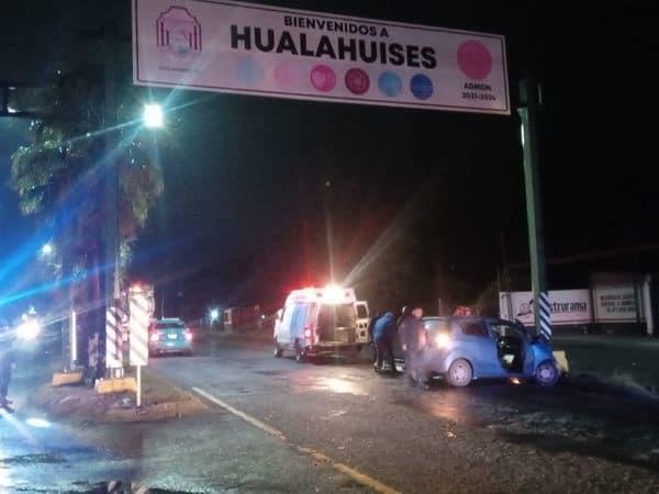 Estrellamiento deja un lesionado en Hualahuises Estrellamiento deja un lesionado en Hualahuises