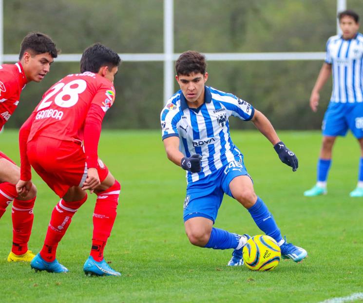 La Sub-23 de Rayados apenas empató frente al Toluca