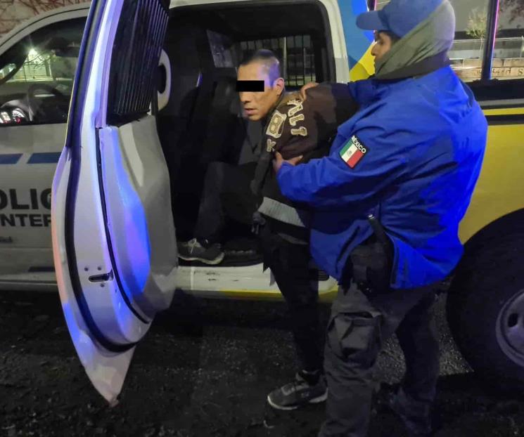 Entra a robar a negocio; lo detienen