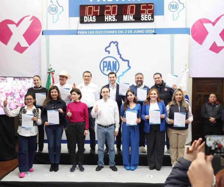 Presenta PAN NL candidatos a diputaciones federales