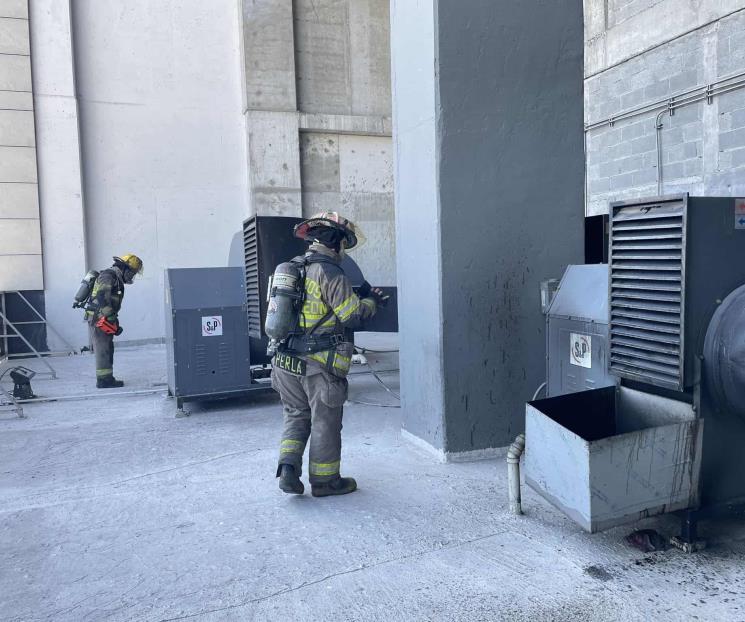 Alarma incendio frente a Fundidora