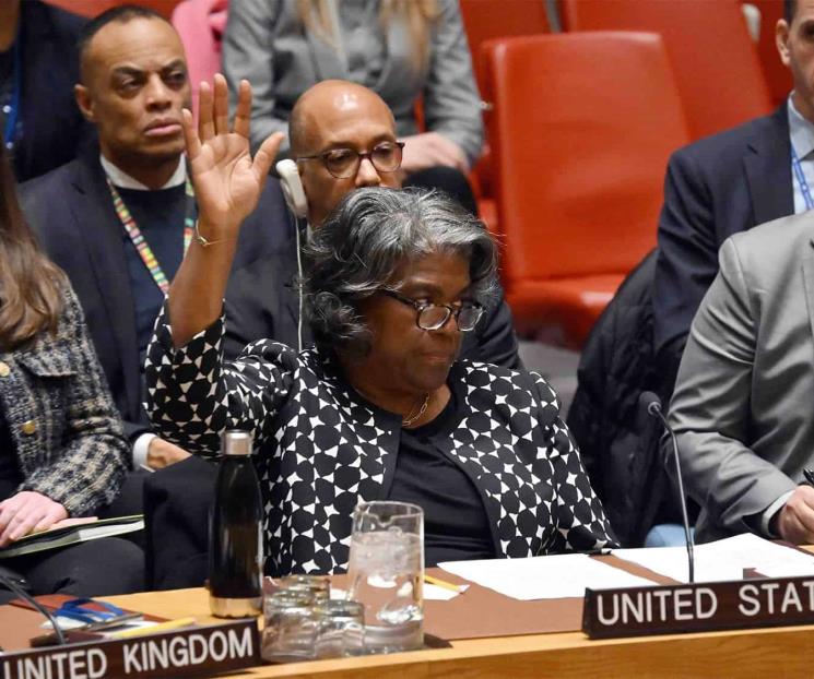 Veta Estados Unidos resolución para el cese al fuego en Gaza