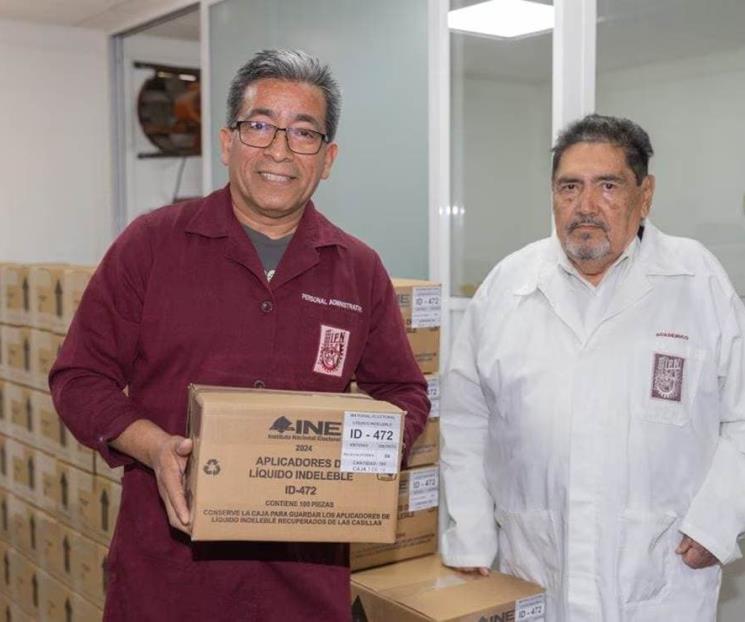 Inicia IPN producción de tinta para las elecciones