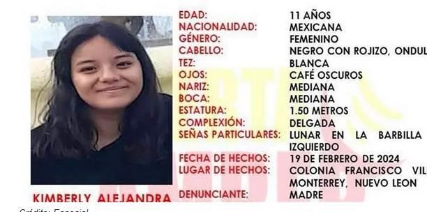 Buscan a niña desaparecida