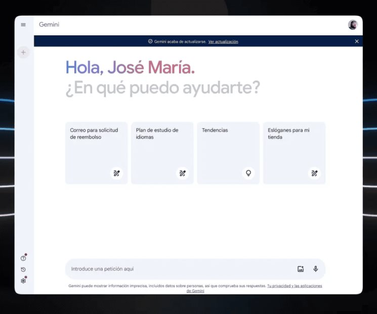Gemini se integra en Gmail, Docs y más apps de Google