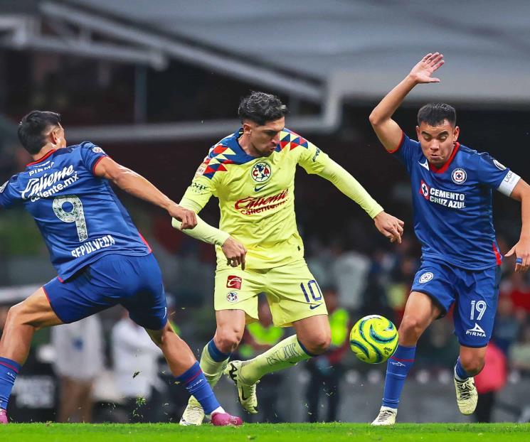 América vence a Cruz Azul en el clásico joven