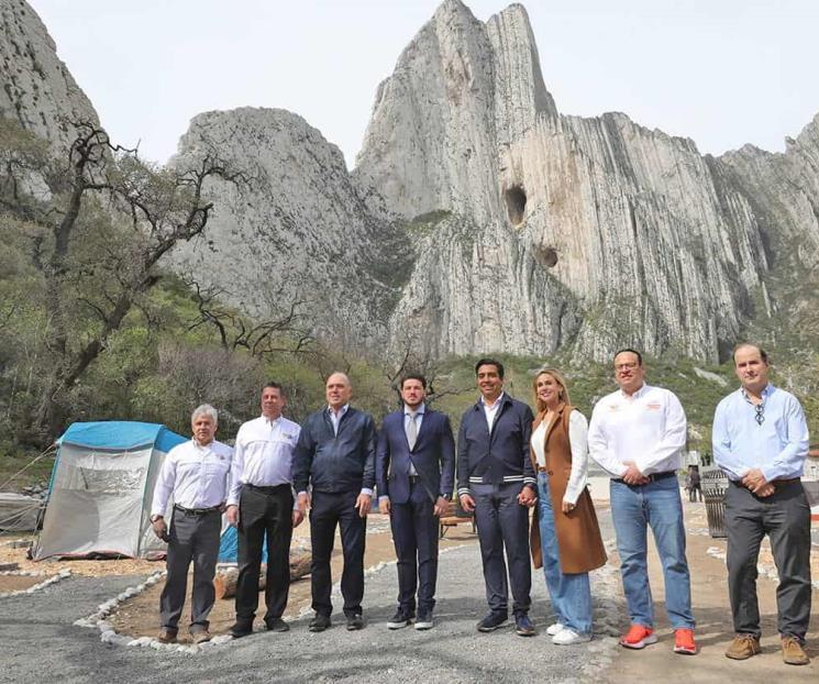 Inaugura Samuel área de camping en la Huasteca