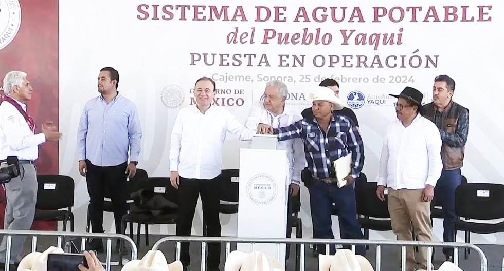 Promete regresar a visitar la comunidad yaqui