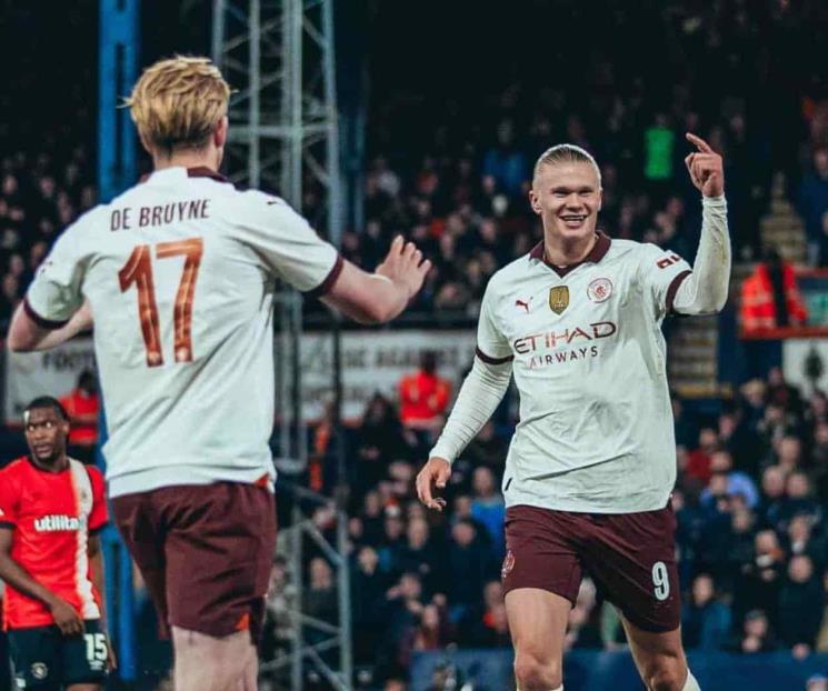Con cinco goles de Erling Haaland, Manchester City avanza en Fa Cup