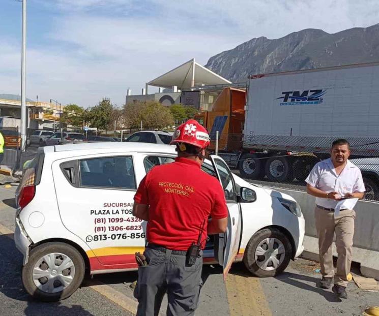 Resultan 4 heridos tras carambola