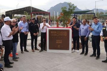 Inaugura Samuel parque público en el sector de La Alianza