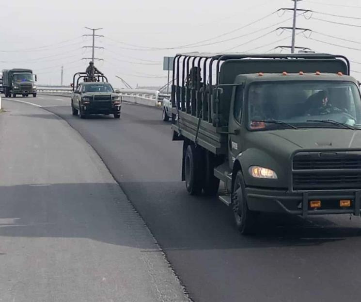 Llegan 300 elementos del Ejército y GN