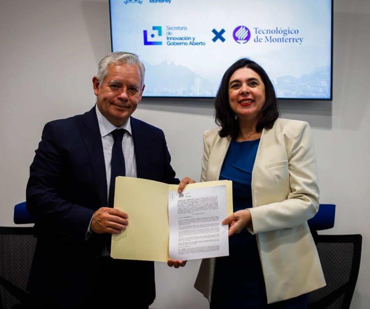 Firman convenio Monterrey y el Tec para crear un ‘gemelo digital’ de
