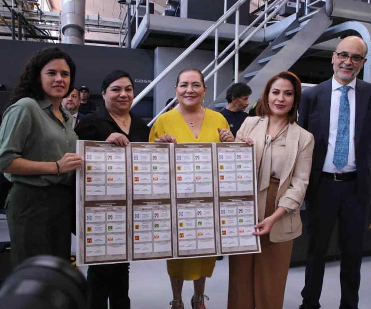 Comienza producción de boletas electorales