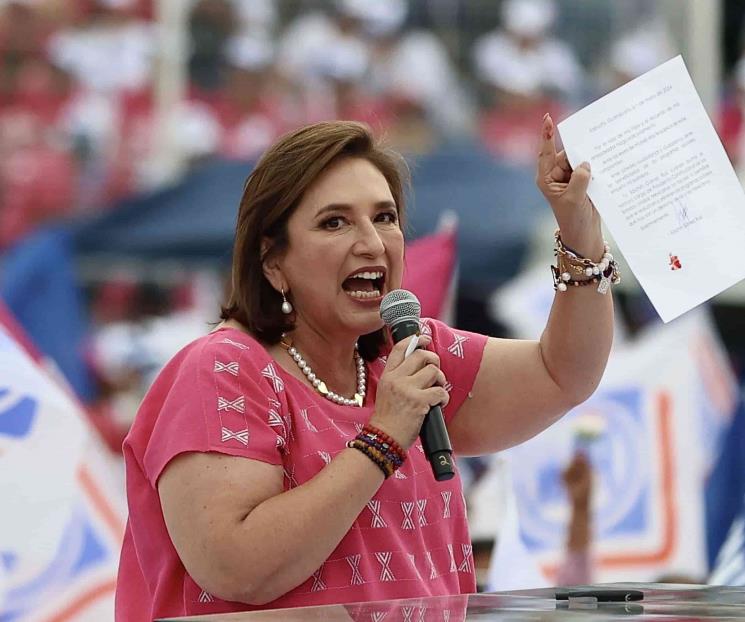 Xóchitl Gálvez resalta proyecto para tener un México sin miedo