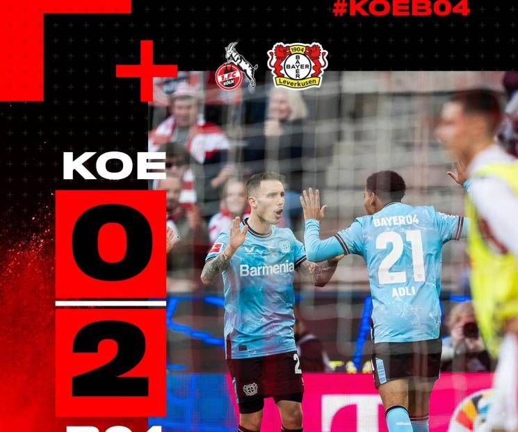 Leverkusen gana frente al Colonia