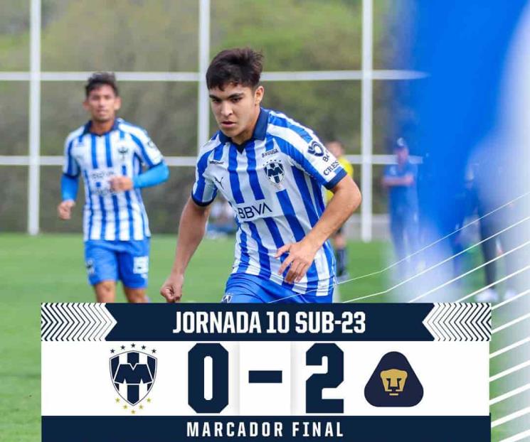 Siguen sin levantar los Rayados Sub-23