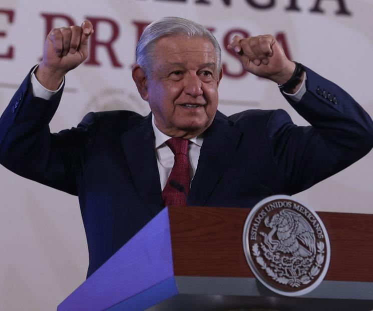Está feliz, feliz; el pueblo está contento bajo la 4T: AMLO Está feliz, feliz; el pueblo está contento bajo la 4T: AMLO