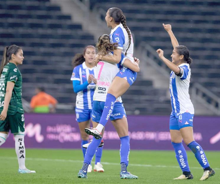 Vencen Rayadas 6-0 al Santos Vencen Rayadas 6-0 al Santos
