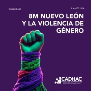 Demanda Cadhac mayor atención para frenar feminicidios