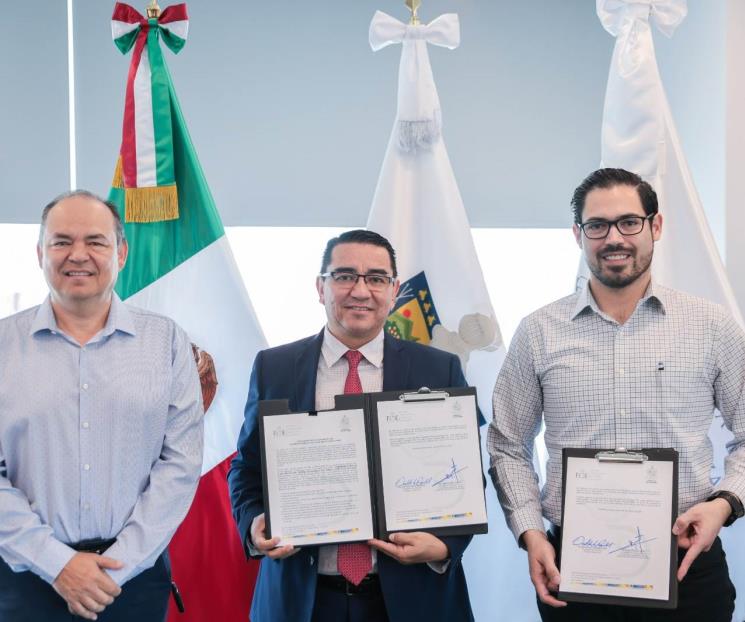 Firma De la Peña compromiso para cumplimiento del blindaje electoral