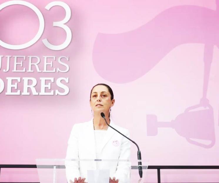 Hay que pensar en favor de las mujeres: Sheinbaum