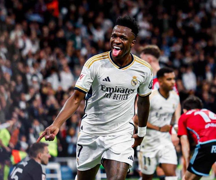 Real Madrid golea al Celta de Vigo y sigue en la cima de La Liga