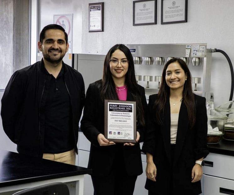 Certifican laboratorio de la UDEM para evaluar calidad nutrimental