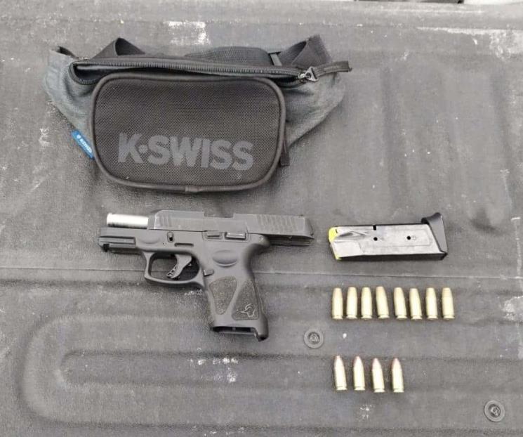 Aprehenden a sujeto con arma y droga