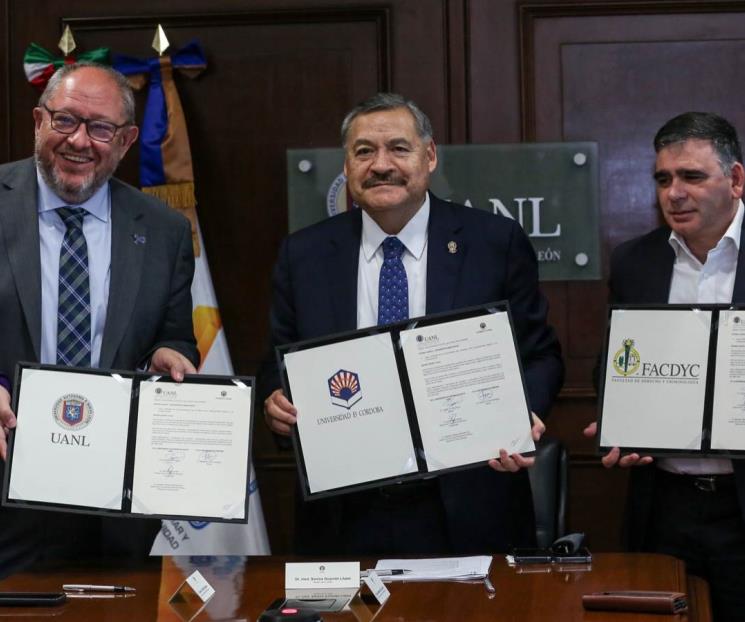Firma UANL convenio con la Universidad de Córdoba