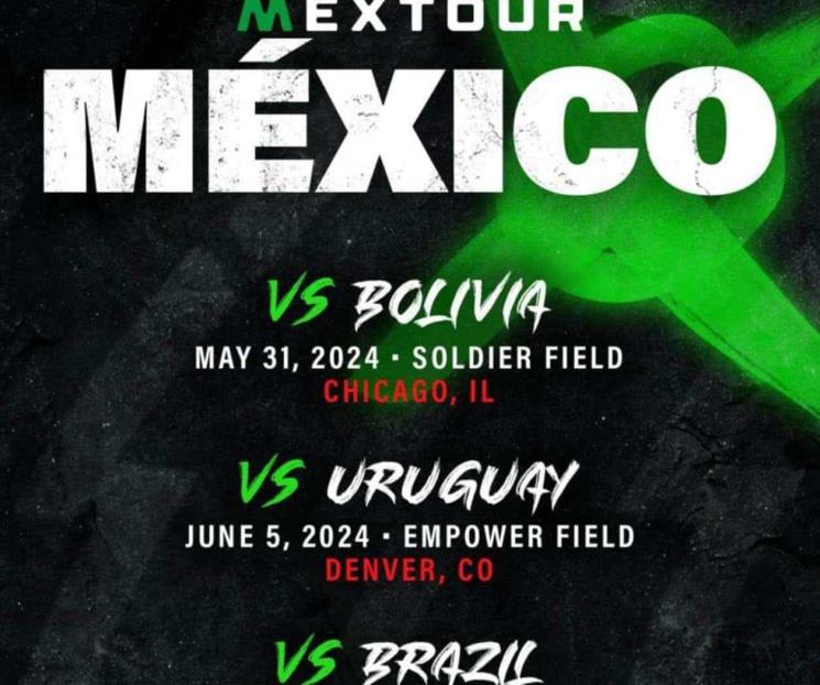 Anuncia el Tri juegos amistosos de 2024