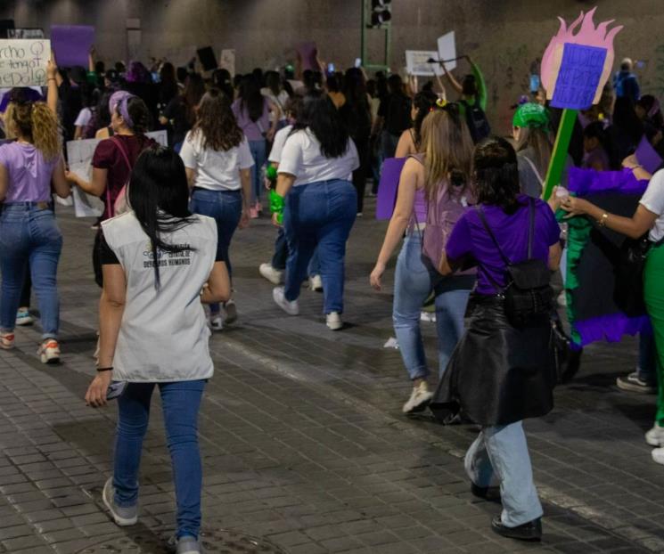 Levanta CEDH cinco quejas en marcha del 8M