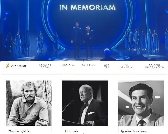 La Academia de Hollywood recuerda a Ignacio López Tarso