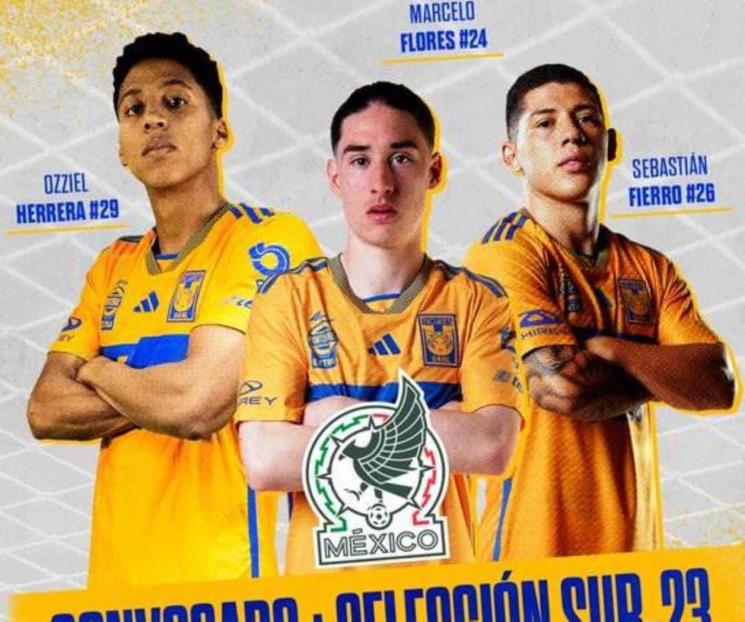 Van Marcelo, Ozziel y Sebastián Fierro al Tri Sub-23