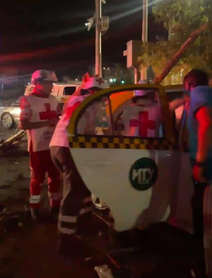 Deja choque saldo de dos heridos